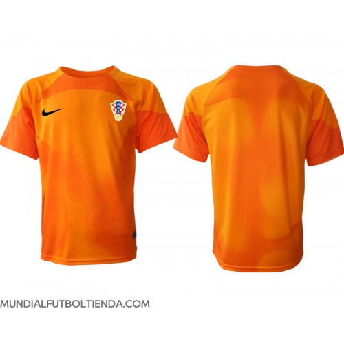 Camiseta Croacia Portero Segunda Equipación Replica Mundial 2022 mangas cortas